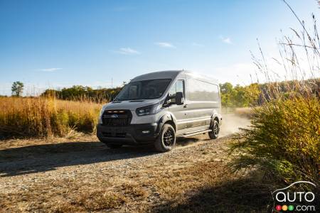 2023 Ford Transit Trail - On the trail